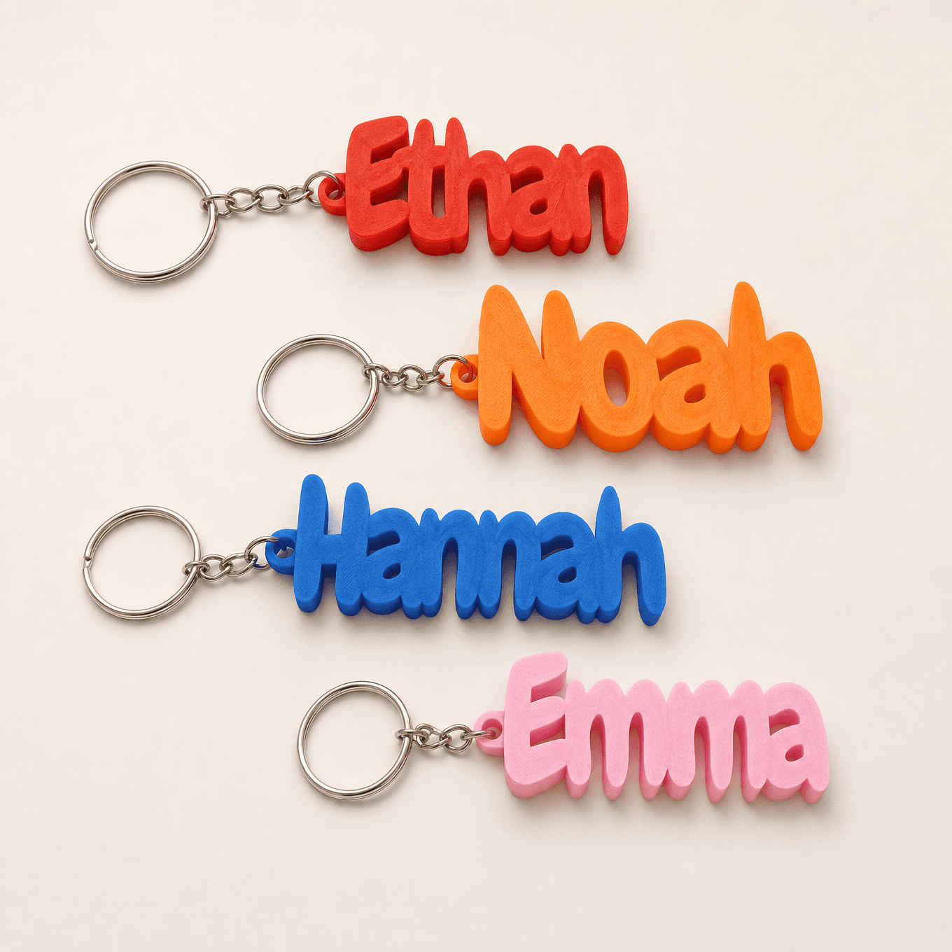 Name Keychain - Pop