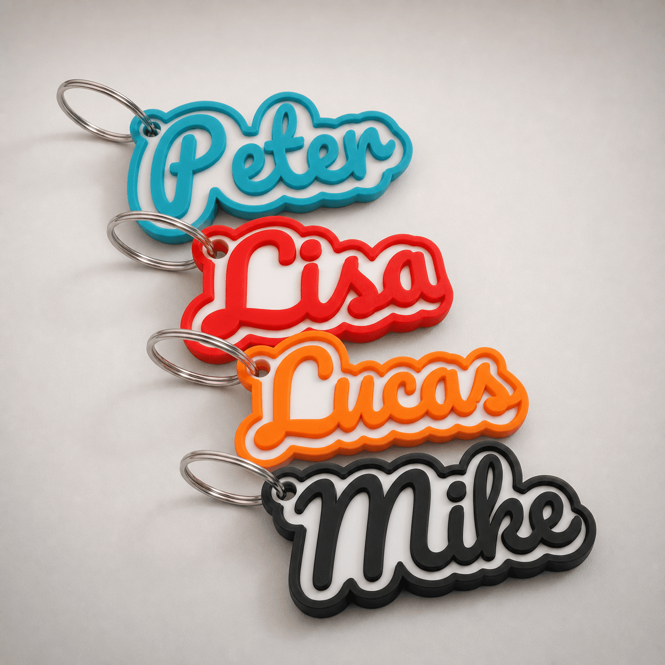 Name Keychain - Bloom