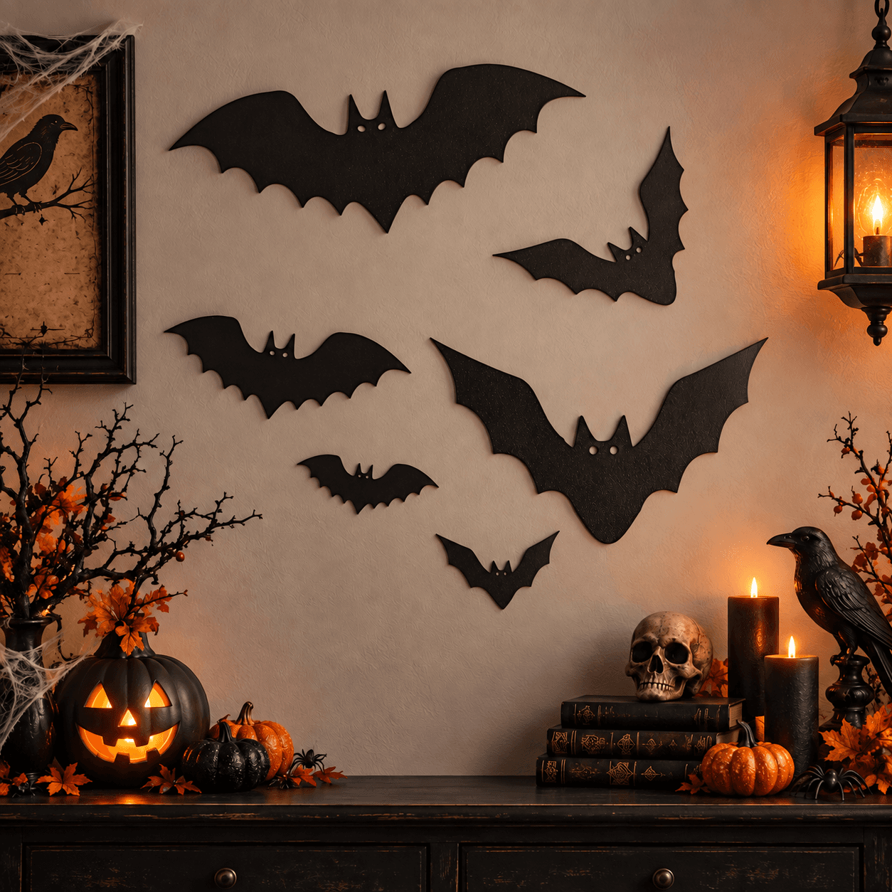 Halloween Bat Silhouettes